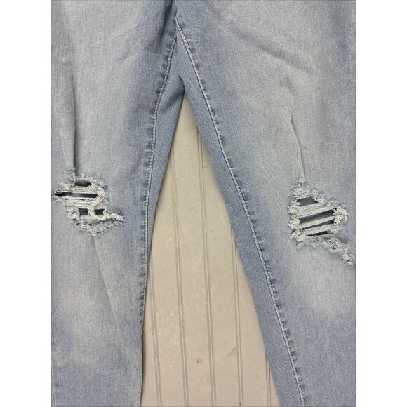 No Boundaries Size 13 Womens Jeans Super Hi Rise Jeggings Curvy Distress… - Picture 2 of 6